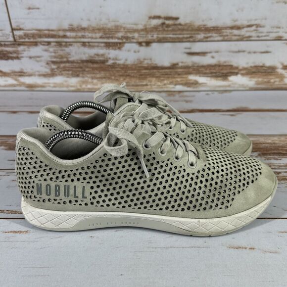 NOBULL Concrete Suede Women Size 10 Gray Athletic Sneakers Trainers Low Top - Picture 6 of 11